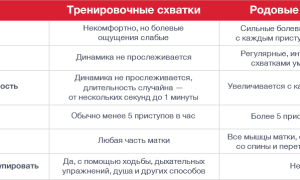 Истинные и тренировочные схватки при родах: как распознать и что делать