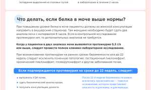 О чем расскажет повышенный белок в моче при беременности