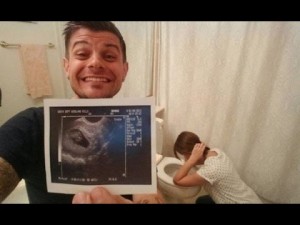 Радость отца от известия о беременности