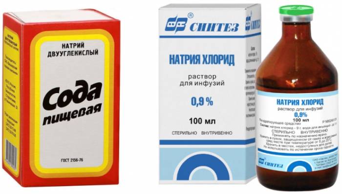 приготовление ингаляции с содой