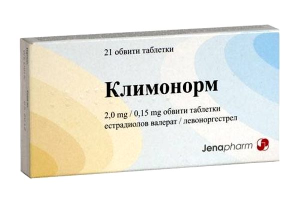 упаковка таблеток климонорм